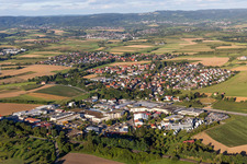 Village view in the district Waldrems in Backnang in the state Baden-Wuerttemberg, Germany