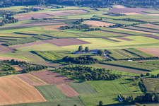 Aerial photograpy of Airport Backnang-Heiningen in the district Heiningen in Backnang in the state Baden-Wuerttemberg, Germany