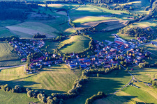 Aerial photograpy of District Mittelrot in Fichtenberg in the state Baden-Wuerttemberg, Germany