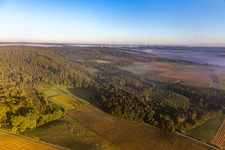 Kohlenstr wind farm in the district Rappoltshofen in Obersontheim in the state Baden-Wuerttemberg, Germany