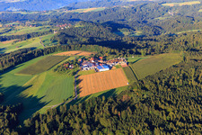 Mannenweiler district with Bay Holzwerk GmbH in the district Morbach in Großerlach in the state Baden-Wuerttemberg, Germany