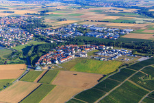 Schloßbergallee from the southeast in Bönnigheim in the state Baden-Wuerttemberg, Germany
