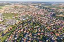 Village view in Sulzfeld in the state Baden-Wuerttemberg, Germany