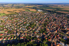 Overview of the town from the east in Sulzfeld in the state Baden-Wuerttemberg, Germany