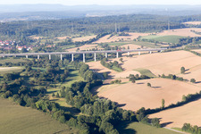 Valley bridge Bauerbach in the district Bauerbach in Bretten in the state Baden-Wuerttemberg, Germany