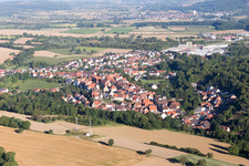 Village view in the district Gochsheim in Kraichtal in the state Baden-Wuerttemberg, Germany
