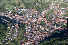 Büchenauer Straße in the district Untergrombach in Bruchsal in the state Baden-Wuerttemberg, Germany