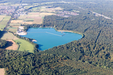 Quarry lake Weingarten in Weingarten in the state Baden-Wuerttemberg, Germany