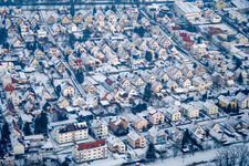 Garden City settlement in Kandel in the state Rhineland-Palatinate, Germany