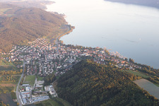 Aerial view of District Ludwigshafen in Bodman-Ludwigshafen in the state Baden-Wuerttemberg, Germany