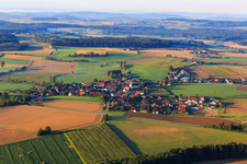 Wasser district from the southeast in the district Unterbichtlingen in Sauldorf in the state Baden-Wuerttemberg, Germany