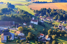 St. Michael and Klosterhof in the district Tafertsweiler in Ostrach in the state Baden-Wuerttemberg, Germany