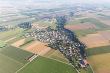 Town View of the streets and houses of the residential areas in the district Erisdorf in Ertingen in the state Baden-Wurttemberg