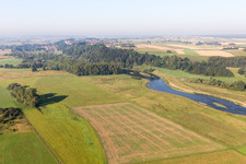 Course of the Danube in the district Hundersingen in Herbertingen in the state Baden-Wuerttemberg, Germany