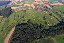 Grounds of the golf course GOLFPLATZ STEISSLINGEN GMBH in the district Wiechs in Steißlingen in the state Baden-Wuerttemberg, Germany