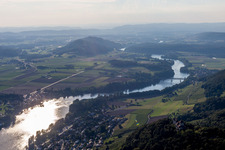 Aerial photograpy of Stein am Rhein in the state Schaffhouse, Switzerland