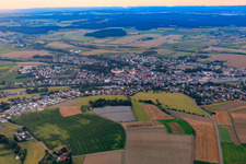 View from the southeast in Meßkirch in the state Baden-Wuerttemberg, Germany