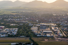 Aerial photograpy of Measuring station in the district Queichheim in Landau in der Pfalz in the state Rhineland-Palatinate, Germany