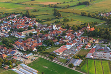 Lettenberghof with Autohaus Frey GmbH & Co.KG in Minfeld in the state Rhineland-Palatinate, Germany
