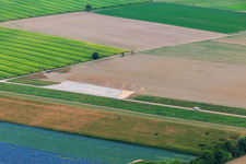 Construction site wind turbine foundation in Hatzenbühl in the state Rhineland-Palatinate, Germany