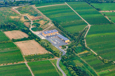 Recycling center of the Southern Palatinate district, Recycling Center North (near Edesheim) in Knöringen in the state Rhineland-Palatinate, Germany