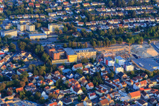 Aerial view of Eckes-Granini Germany GmbH in Nieder-Olm in the state Rhineland-Palatinate, Germany