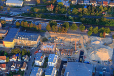 Oblique view of Eckes-Granini Germany GmbH in Nieder-Olm in the state Rhineland-Palatinate, Germany