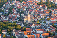 Church building of the catholic Church in Zornheim in the state Rhineland-Palatinate, Germany