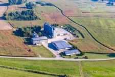 Homestead of a farm Bolz Landhandel GmbH in the district Liedolsheim in Dettenheim in the state Baden-Wurttemberg, Germany