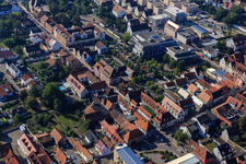 Main Street x Bahnhofstr in Kandel in the state Rhineland-Palatinate, Germany