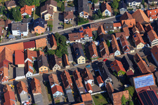 Rheinstraße from the south in Kandel in the state Rhineland-Palatinate, Germany