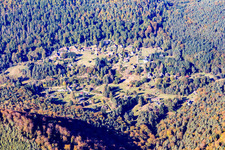 Aerial photograpy of Wengelsbach in Niedersteinbach in the state Bas-Rhin, France