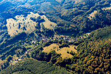 Niedersteinbach in the state Bas-Rhin, France out of the air