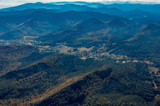 Drone recording of Obersteinbach in the state Bas-Rhin, France