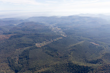 Drone recording of Dambach in the state Bas-Rhin, France