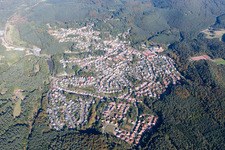 Village view in Lemberg in the state Rhineland-Palatinate, Germany