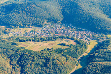 From the northwest in Vorderweidenthal in the state Rhineland-Palatinate, Germany