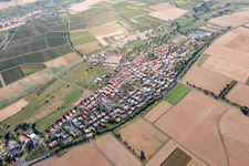 District Kapellen in Kapellen-Drusweiler in the state Rhineland-Palatinate, Germany out of the air