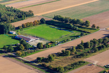 Aerial view of SpVgg. Oberhausen sports field - Barbelroth in Barbelroth in the state Rhineland-Palatinate, Germany