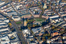 Augustaanlage water tower in the district Oststadt in Mannheim in the state Baden-Wuerttemberg, Germany