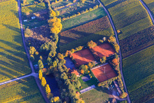 Playing fields of the Tennisclub Modenbachtal in Hainfeld in the state Rhineland-Palatinate, Germany