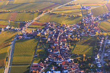 Main Street in Burrweiler in the state Rhineland-Palatinate, Germany