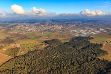 City view from the southwest in Pfarrkirchen in the state Bavaria, Germany