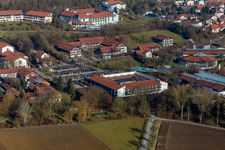 Aerial photograpy of District Aunham in Bad Birnbach in the state Bavaria, Germany