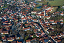 Bad Birnbach in the state Bavaria, Germany from above