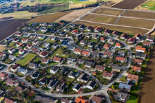 District Aunham in Bad Birnbach in the state Bavaria, Germany seen from a drone