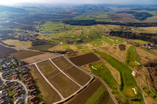 Aerial photograpy of Bella Vista Golf Club in the district Aunham in Bad Birnbach in the state Bavaria, Germany