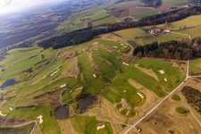 Bella Vista Golf Club in the district Aunham in Bad Birnbach in the state Bavaria, Germany from above