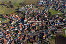 Bad Birnbach in the state Bavaria, Germany viewn from the air