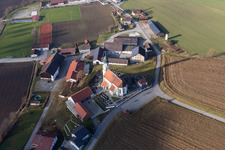 Church building in the village of in the district Schmidham in Ruhstorf an der Rott in the state Bavaria, Germany